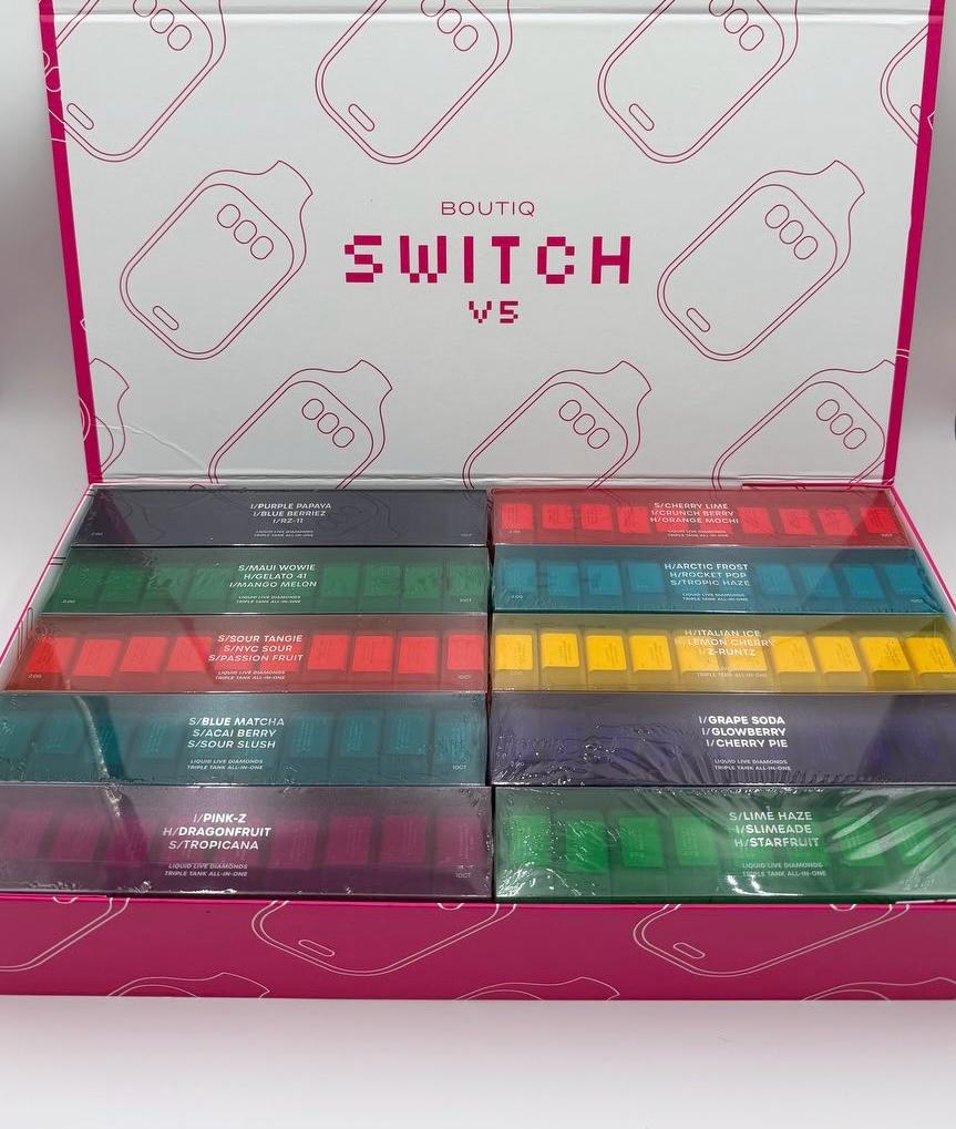 Boutiq switch v5 disposable vape